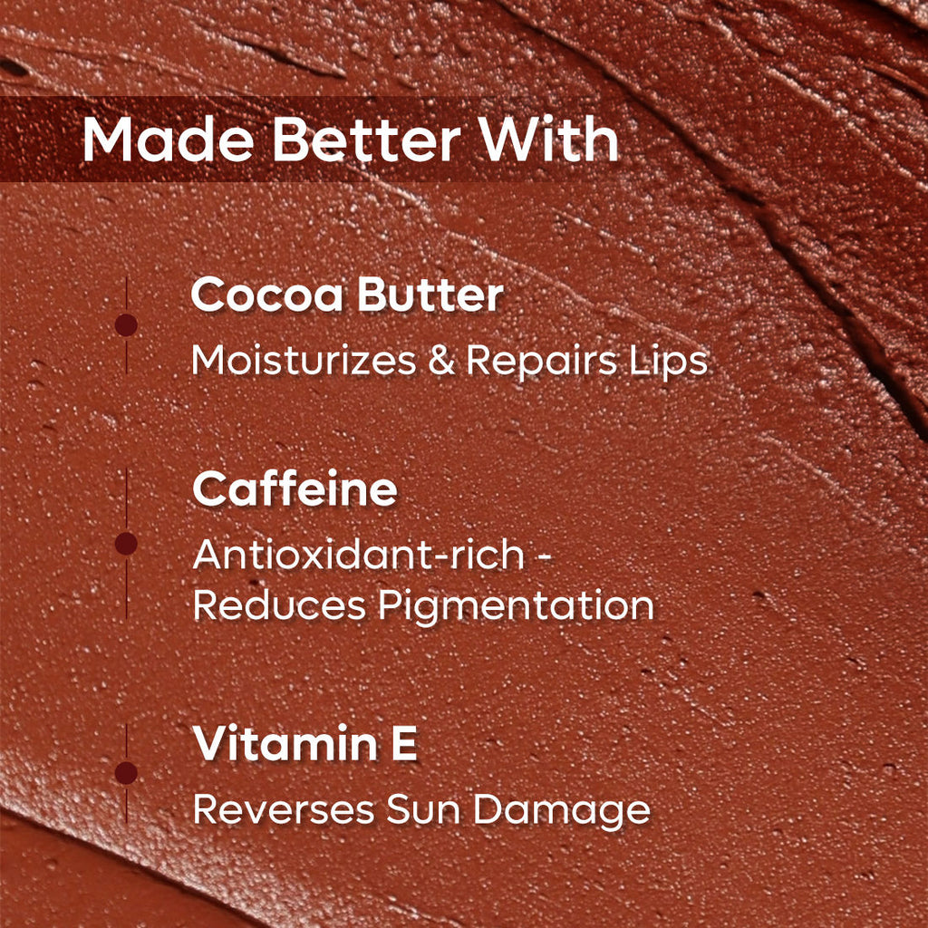 MCaffeine Cocoa Kiss Creamy Matte Lipstick