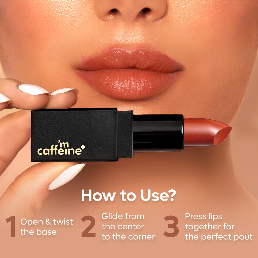 MCaffeine Cocoa Kiss Creamy Matte Lipstick