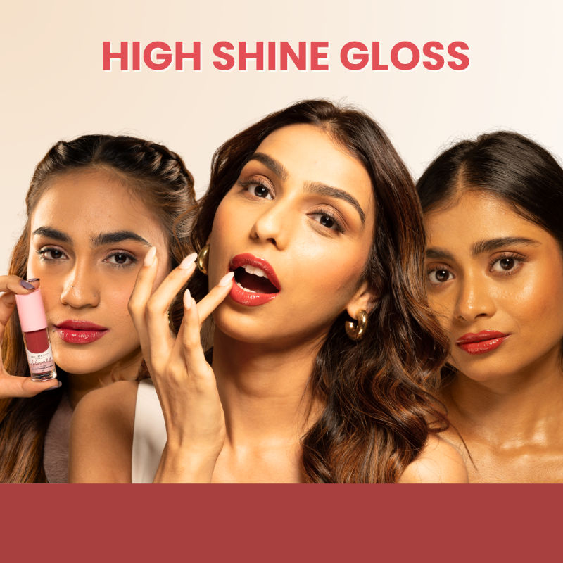 The Skin Diet Company Lip Barrier Tint High Shine Gloss Oil For Dry & Pigmented Lips - Pink Affair