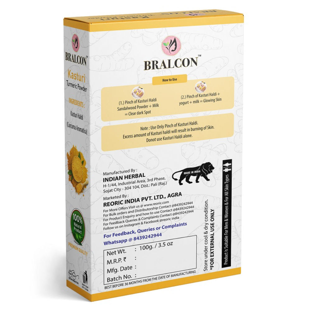 BRALCON Kasturi Haldi Powder