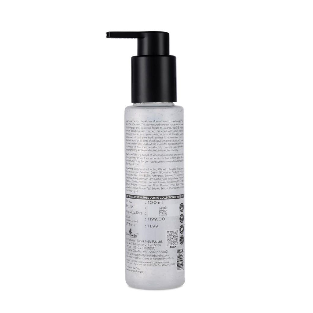 Riyo Herbs Advanced Snail Mucin Skin Cleanser