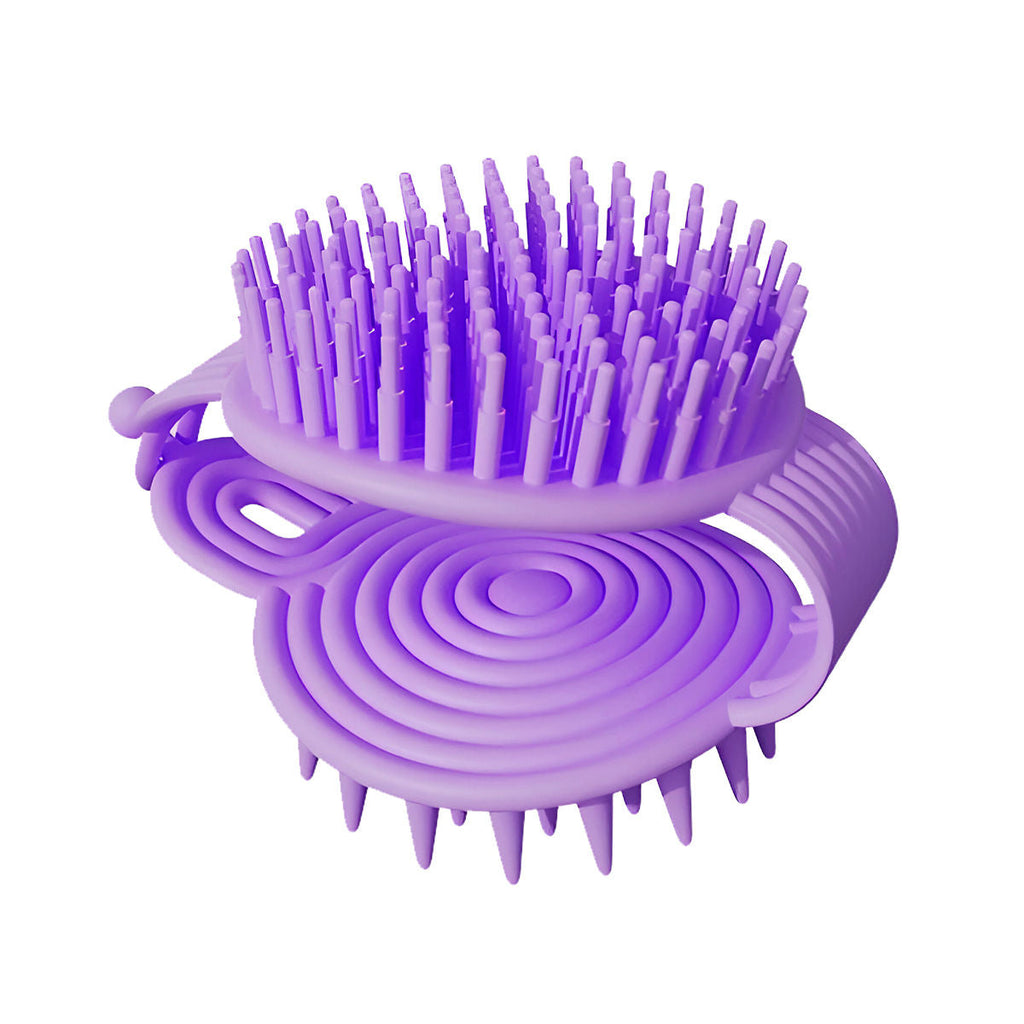 Matra 2 in 1 Bath and Shampoo Brush Double Sided Silicone Body Scrubber Scalp Massager Exfoliator