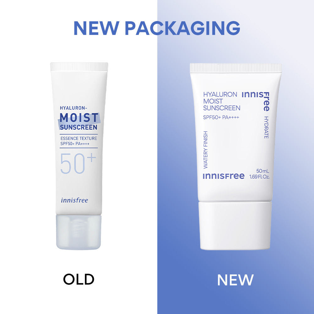 Innisfree Hyaluron Moist Sunscreen SPF 50+ PA++++, No White Cast, Watery Finish