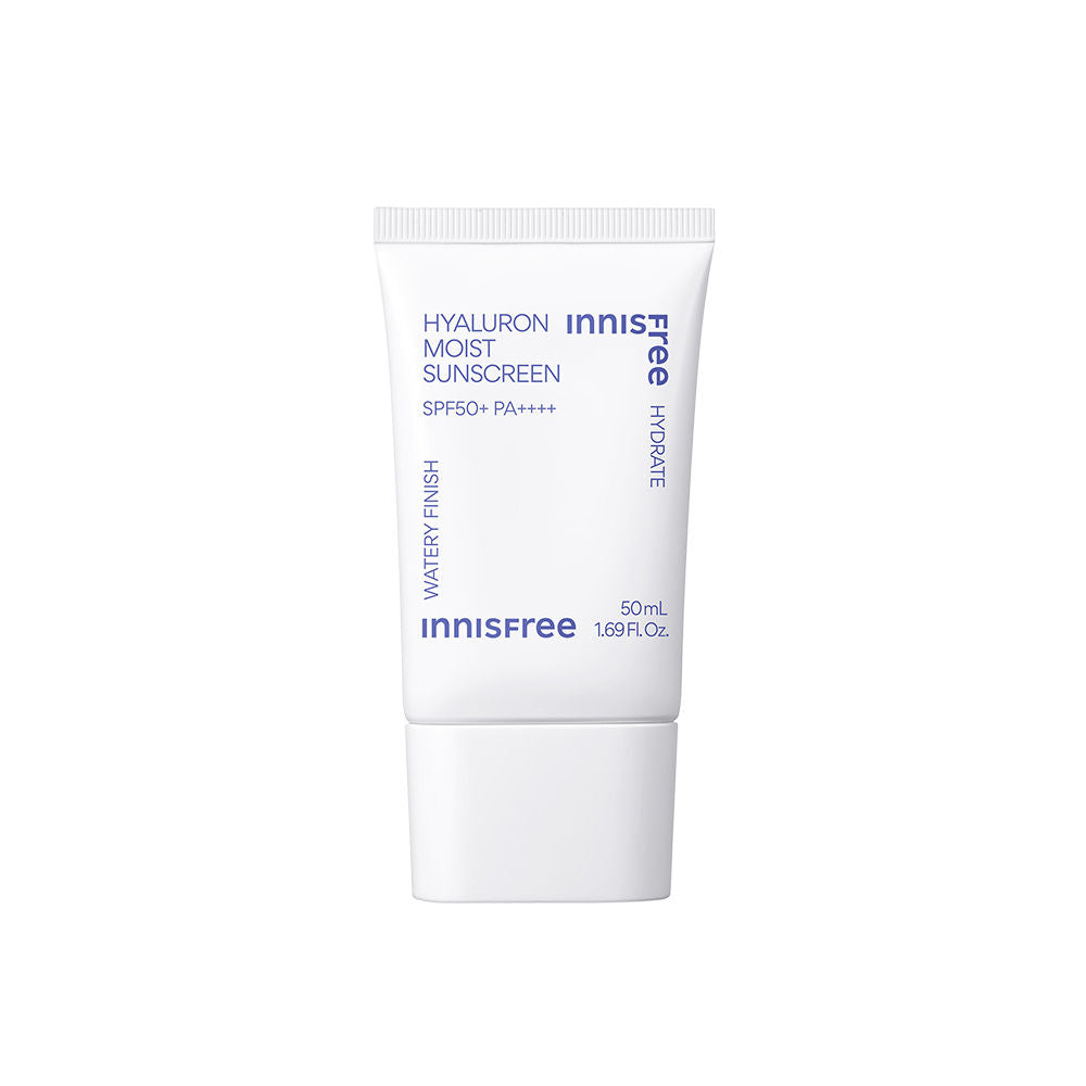 Innisfree Hyaluron Moist Sunscreen SPF 50+ PA++++, No White Cast, Watery Finish