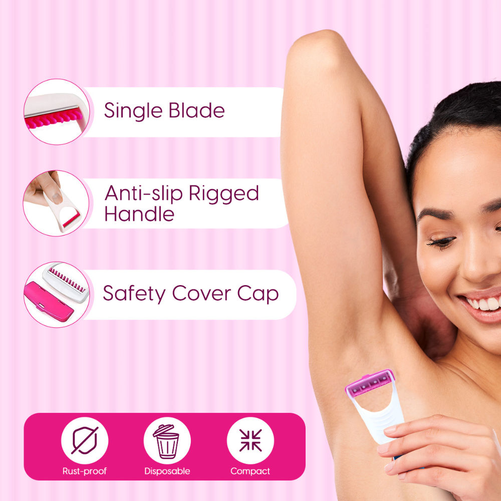 Matra Disposable Body Razor Mini Travel Shaver Razor For Smooth Painless Hair Removal