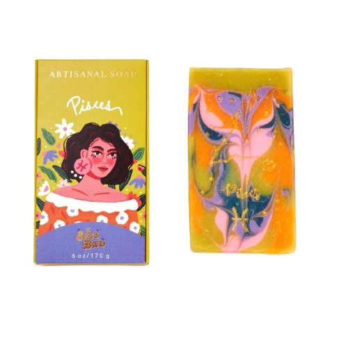 The Sass Bar Pisces Star Sign Soap