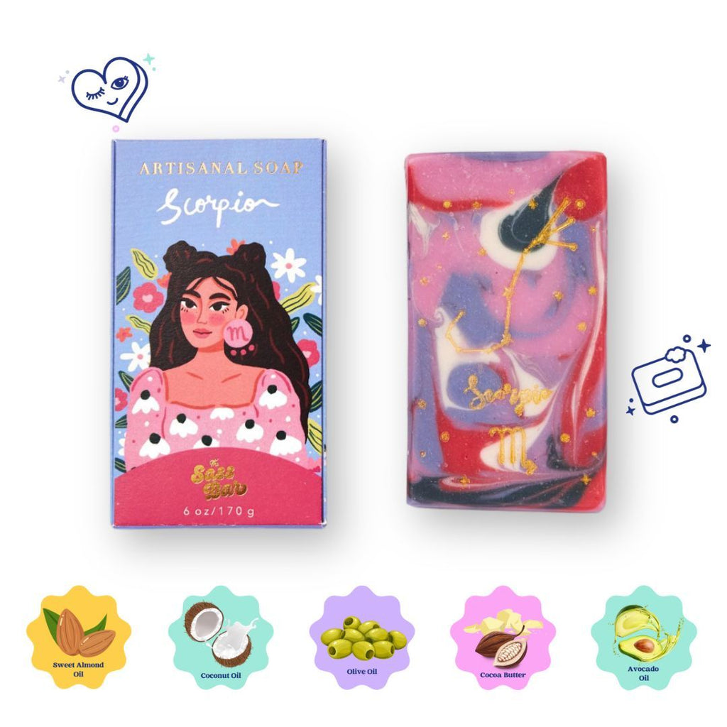The Sass Bar Scorpio Star Sign Soap