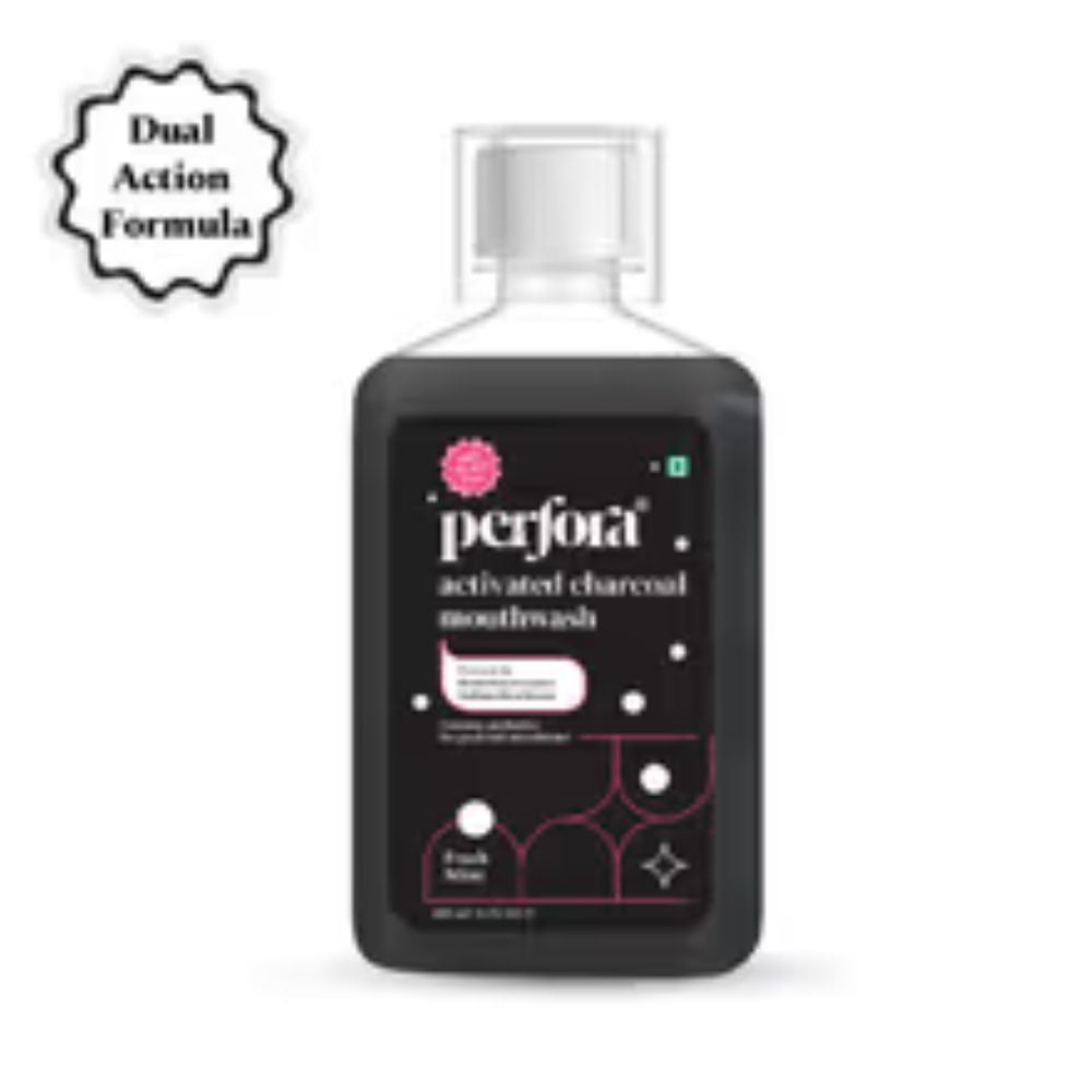 Perfora Alcohol Free Teeth Whitening Mouthwash (Activated Charcoal)