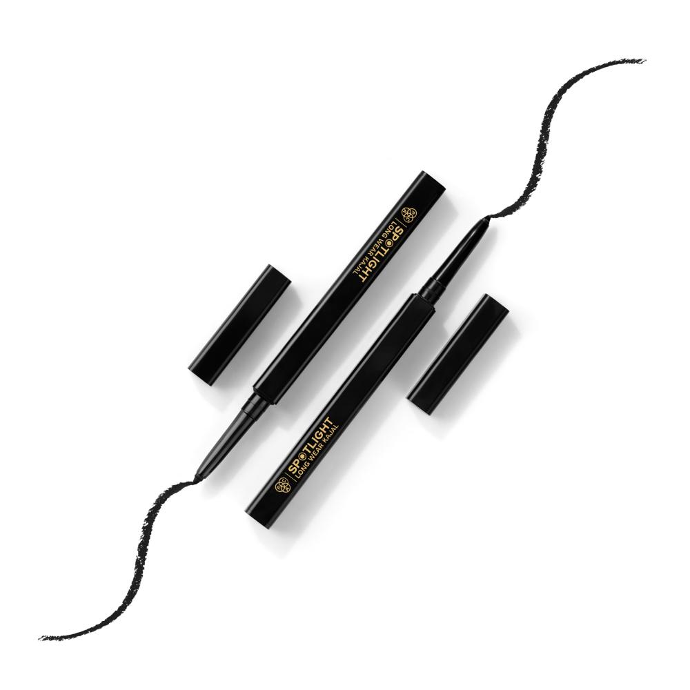 PAC Spotlight Long Wear Kajal - Intense Pigment, Matte Finish, Easy Glide, Waterproof & Smudgeproof