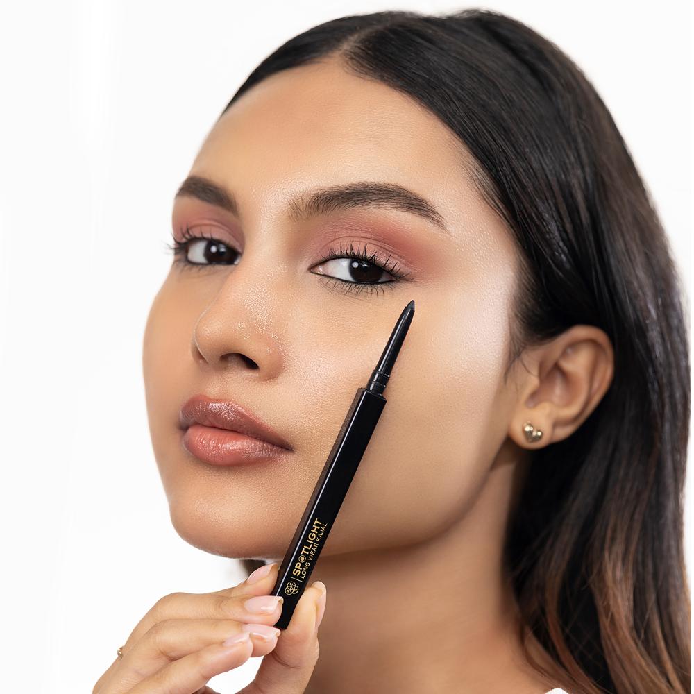 PAC Spotlight Long Wear Kajal - Intense Pigment, Matte Finish, Easy Glide, Waterproof & Smudgeproof