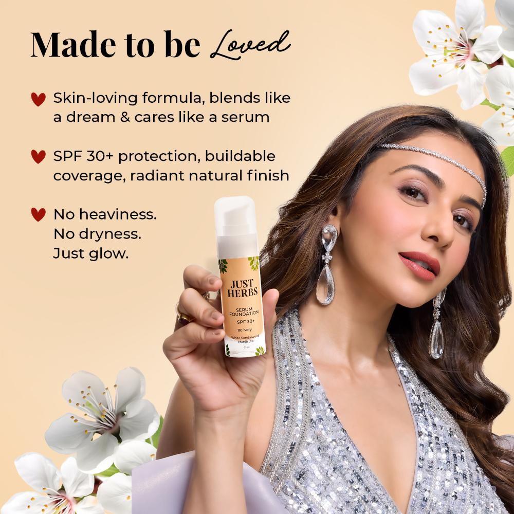 Just Herbs Serum Foundation SPF 30+