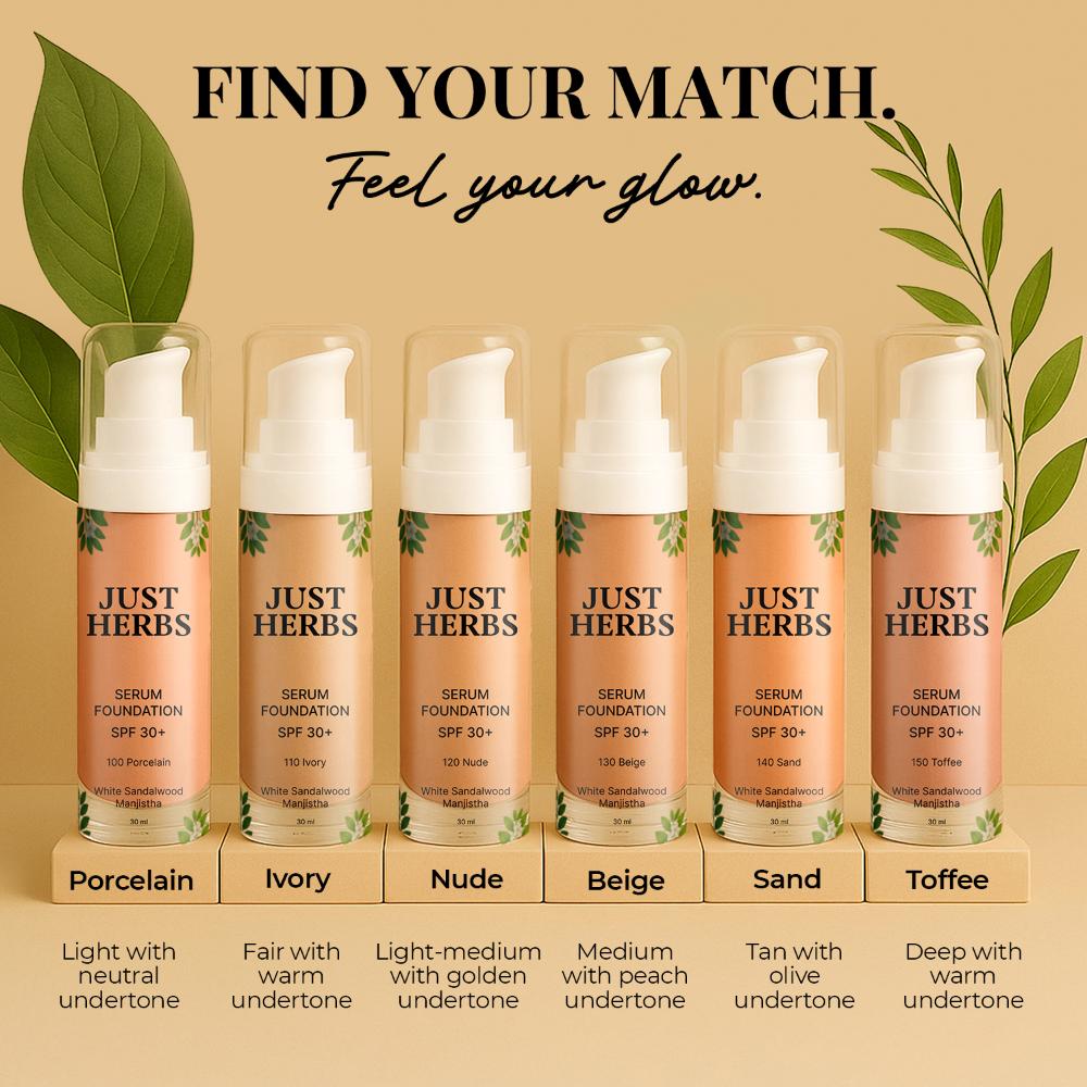 Just Herbs Serum Foundation SPF 30+