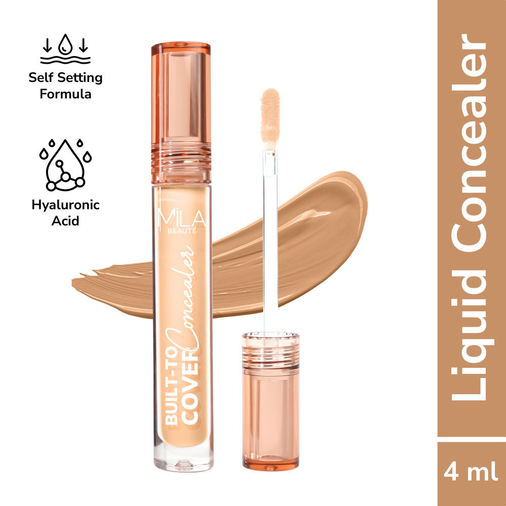 Mila Beauté Built To Cover Matte Liquid Concealer With SPF 15 & Hyaluronic Acid