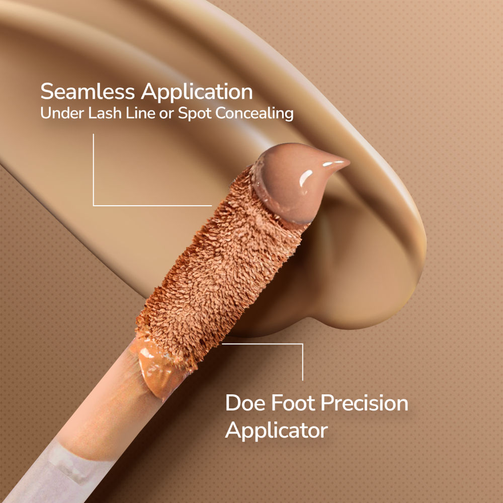 Mila Beauté Built To Cover Matte Liquid Concealer With SPF 15 & Hyaluronic Acid