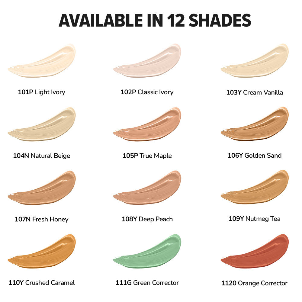 Mila Beauté Built To Cover Matte Liquid Concealer With SPF 15 & Hyaluronic Acid