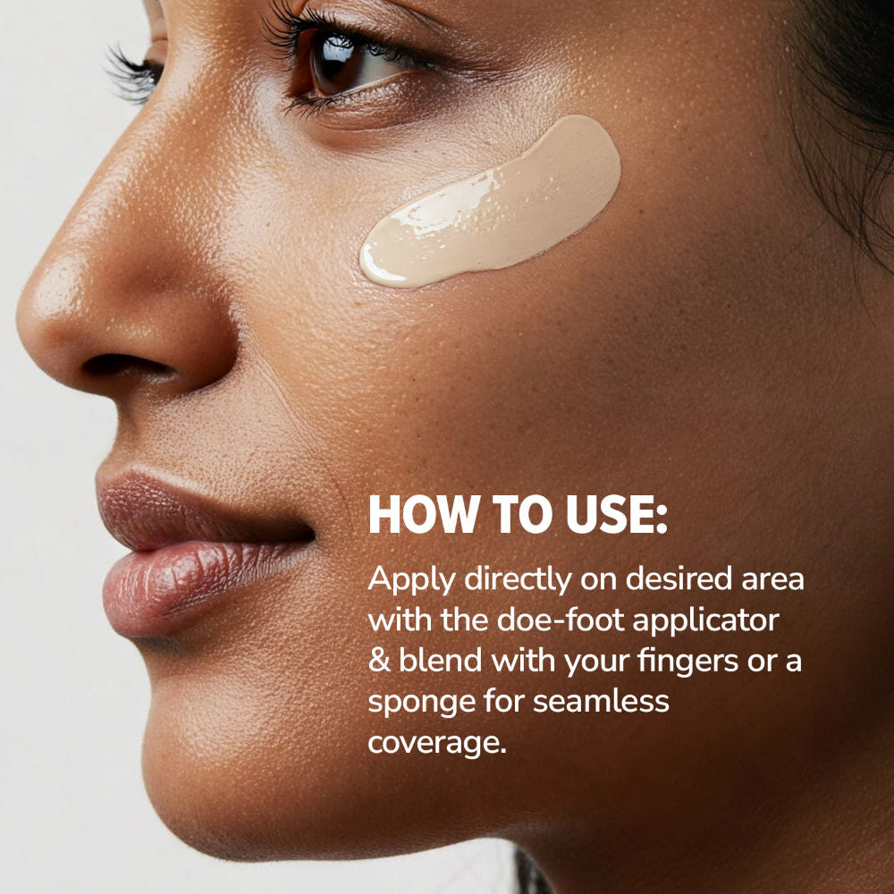 Mila Beauté Built To Cover Matte Liquid Concealer With SPF 15 & Hyaluronic Acid