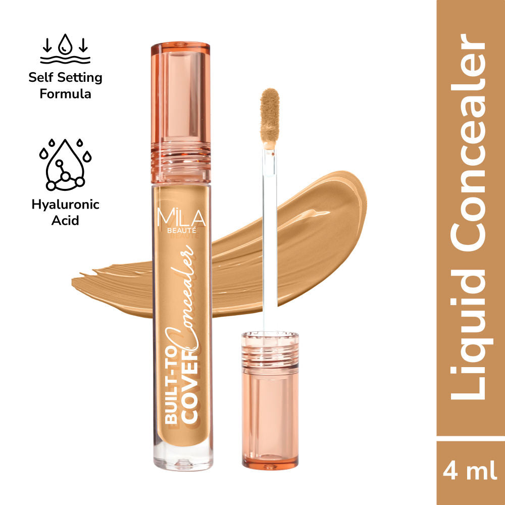 Mila Beauté Built To Cover Matte Liquid Concealer With SPF 15 & Hyaluronic Acid