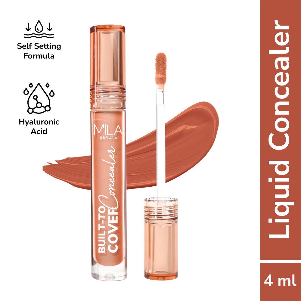 Mila Beauté Built To Cover Matte Liquid Concealer With SPF 15 & Hyaluronic Acid