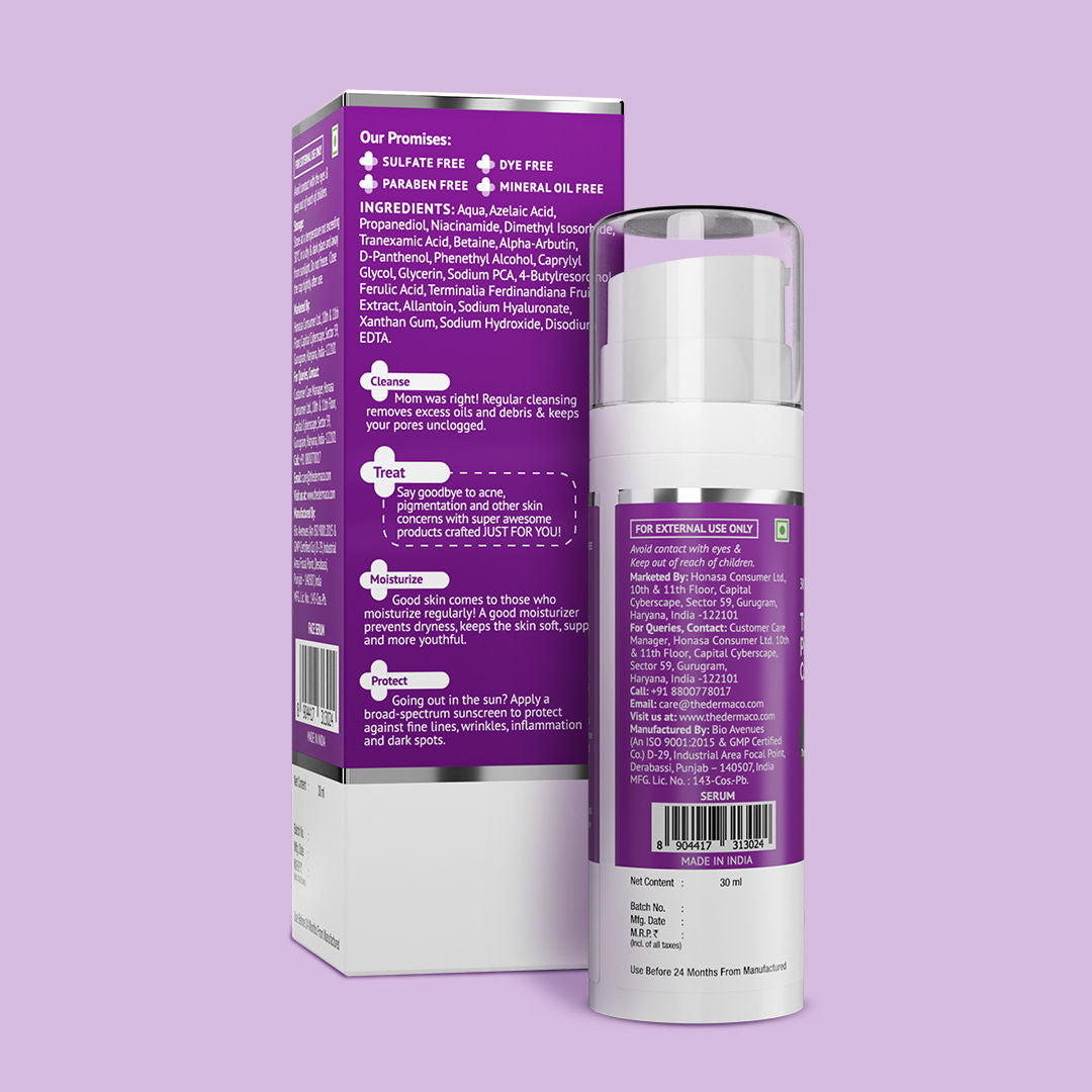 The Derma Co Tran-Zelaic Pigmentation Corrector Serum With 10% Azelaic Acid