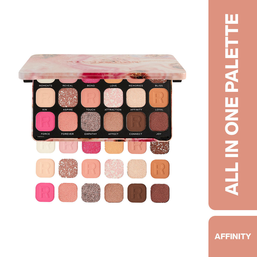 Makeup Revolution Forever Flawless Eyeshadow Palette-18 Smooth & Rich Shade