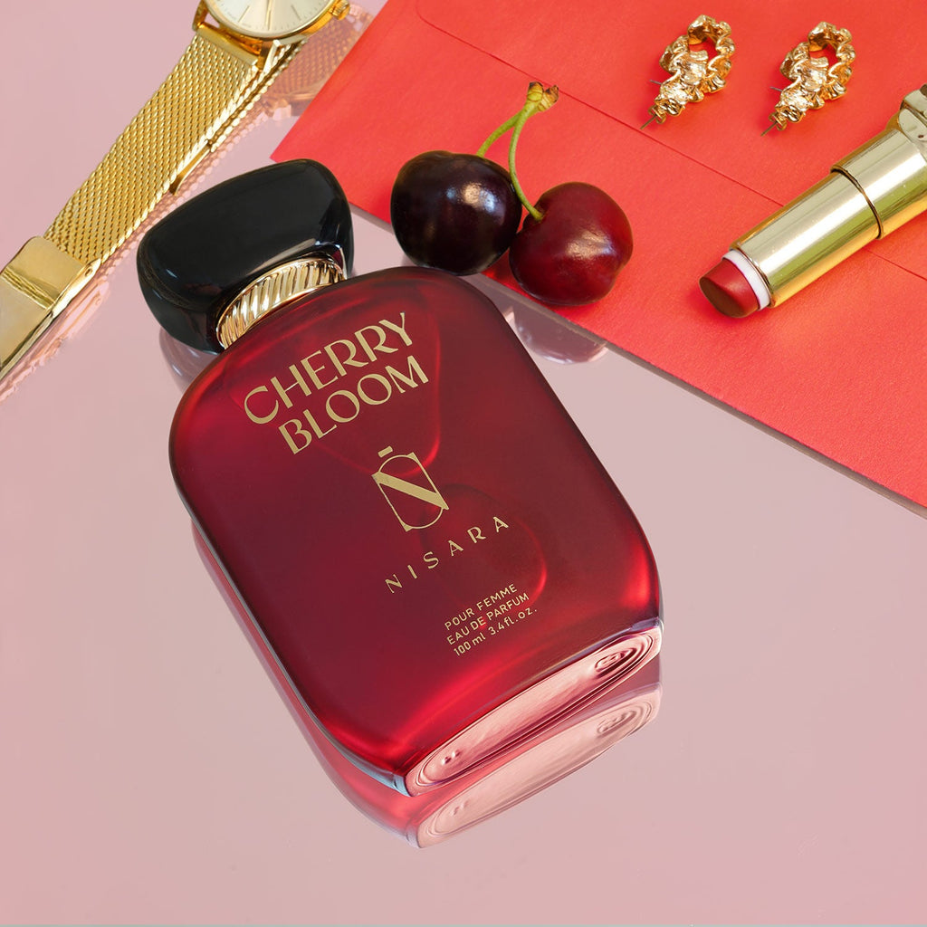 NISARA Cherry Bloom -Perfume For Women,Eau De Parfum,Long Lasting Fruity Floral Fragrance