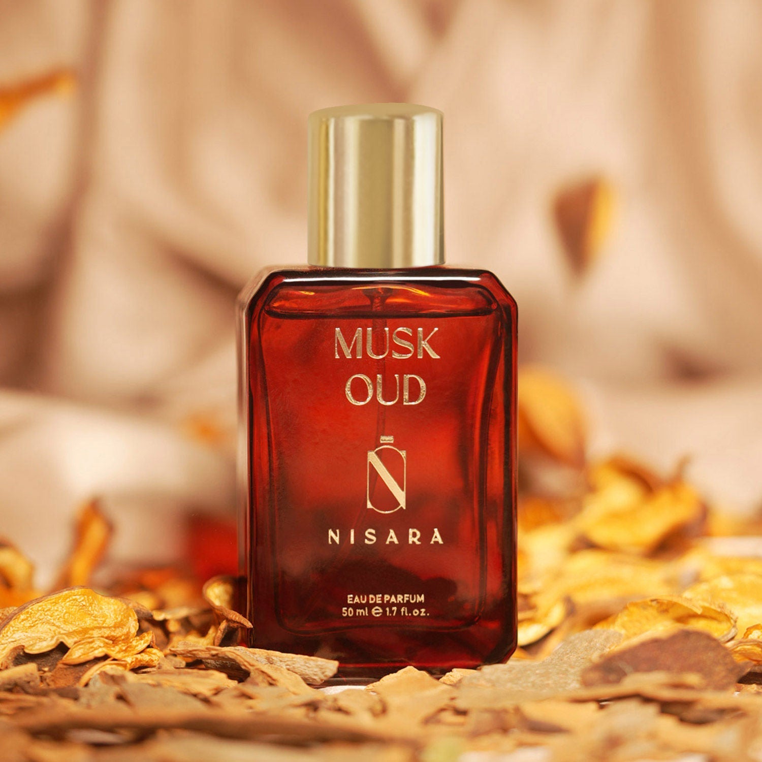 NISARA Musk Oud - Unisex Perfume For Men & Women,Eau De Parfum,Lasting Amber & Woody Fragrance