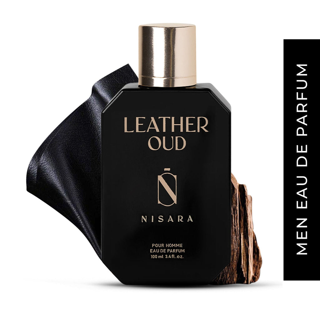 NISARA Leather Oud - Perfume For Men,Eau De Parfum,Long Lasting Spicy-Leather Fragrance