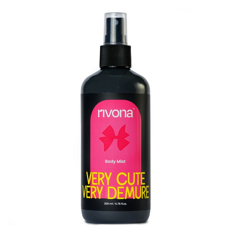 Rivona Naturals Very Cute, Very Demure Floral & Fruity Perfume Body Mist For Long Lasting Fragrance