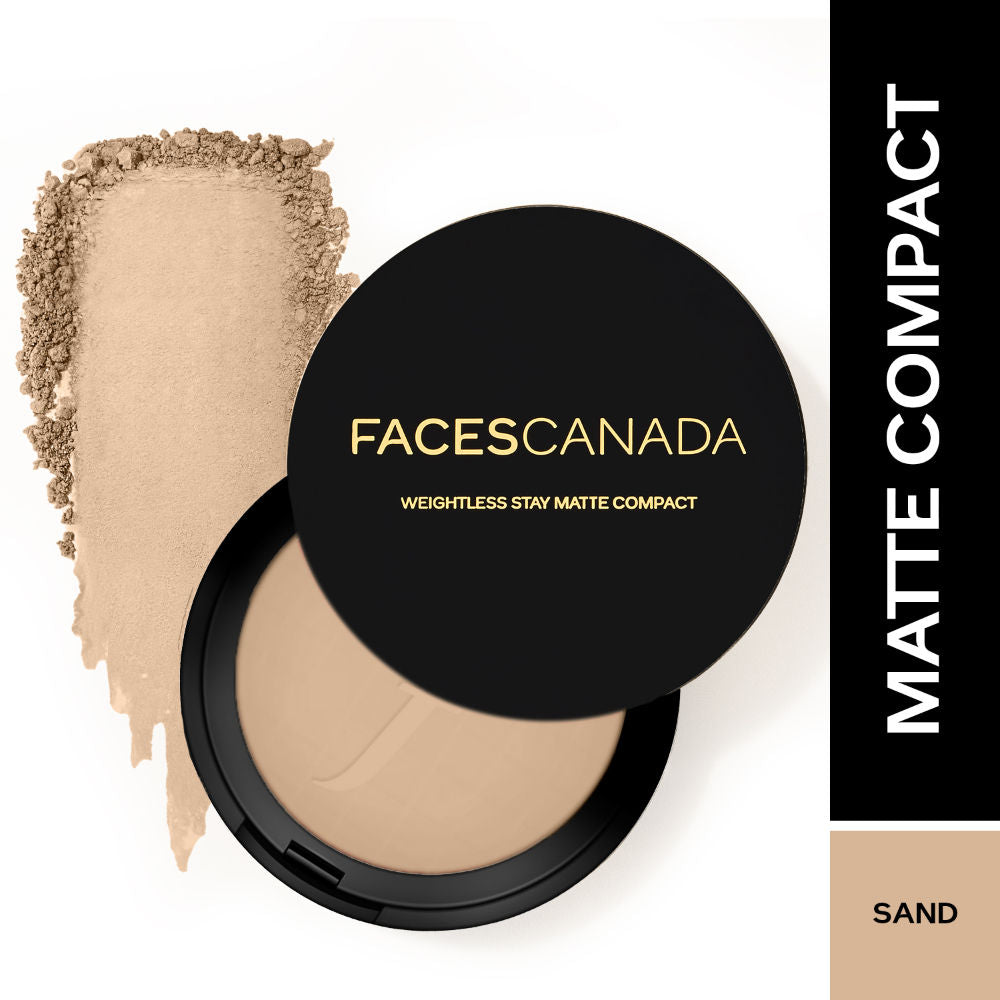 Faces Canada Weightless Stay Matte Compact SPF-20 Vitamin E & Shea Butter