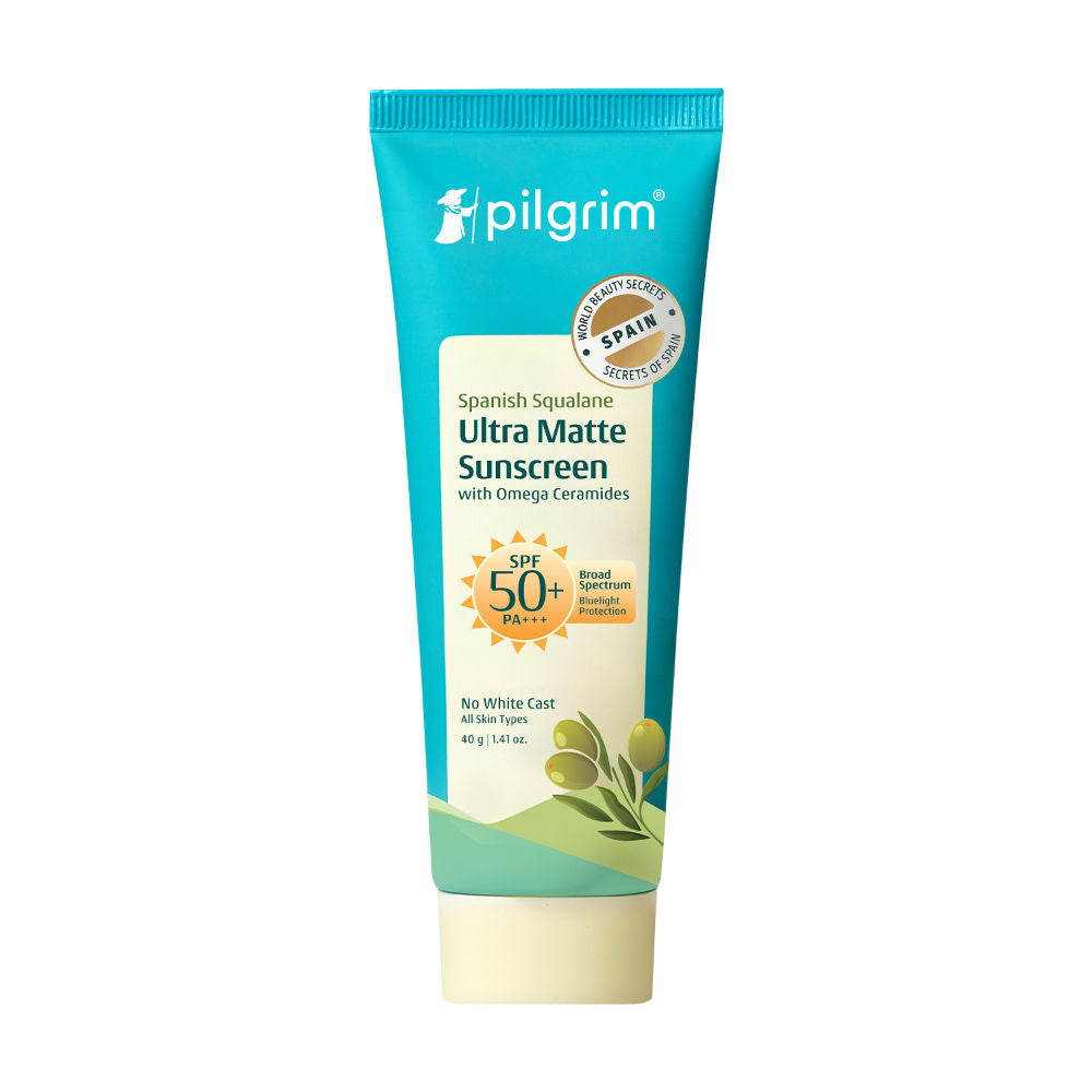 Pilgrim Ultra Matte Spf 50 Pa+++ Non-greasy & No White Cast Sunscreen
