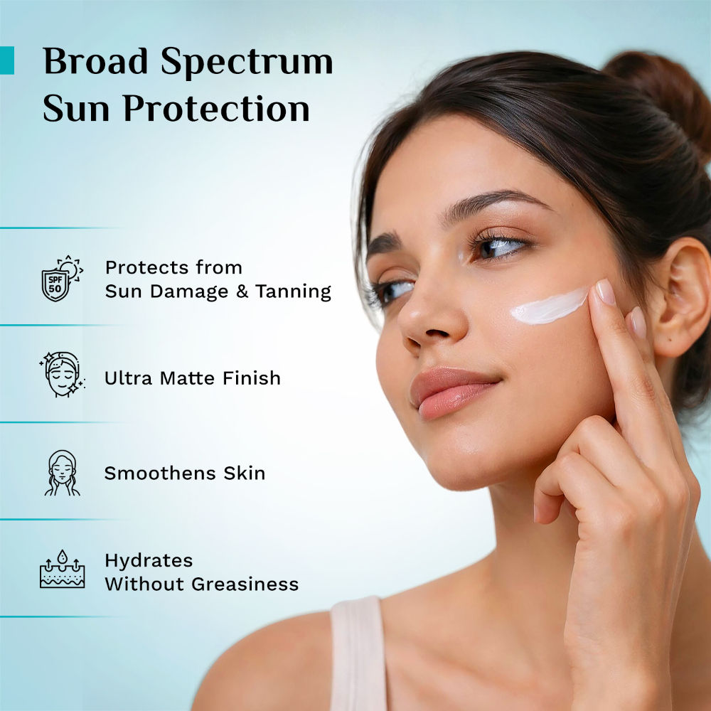 Pilgrim Ultra Matte Spf 50 Pa+++ Non-greasy & No White Cast Sunscreen