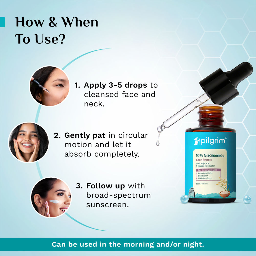 Pilgrim 10% Niacinamide Face Serum For Acne Marks