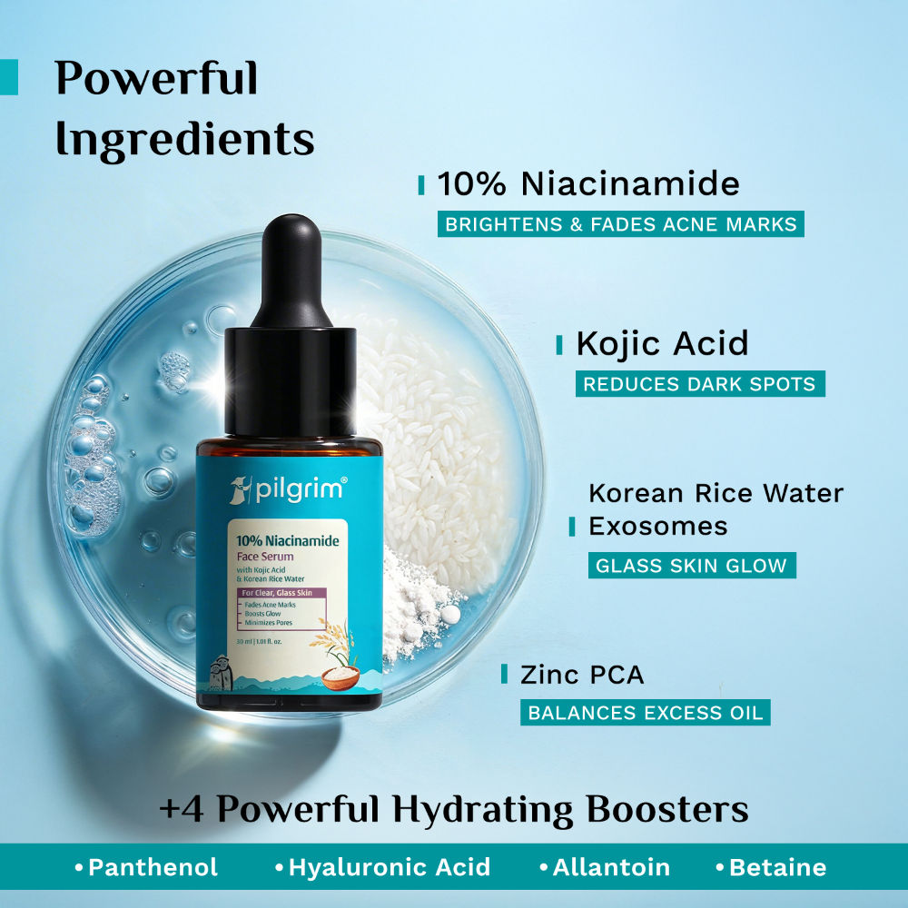 Pilgrim 10% Niacinamide Face Serum For Acne Marks