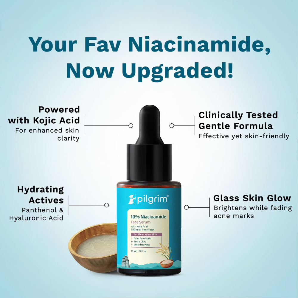 Pilgrim 10% Niacinamide Face Serum For Acne Marks