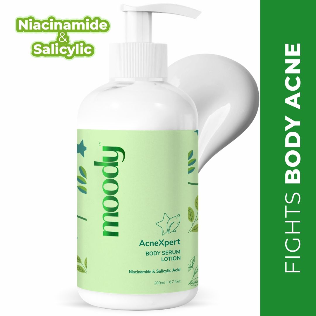Moody AcneXpert Body Lotion with Green Tea & Salicylic Acid