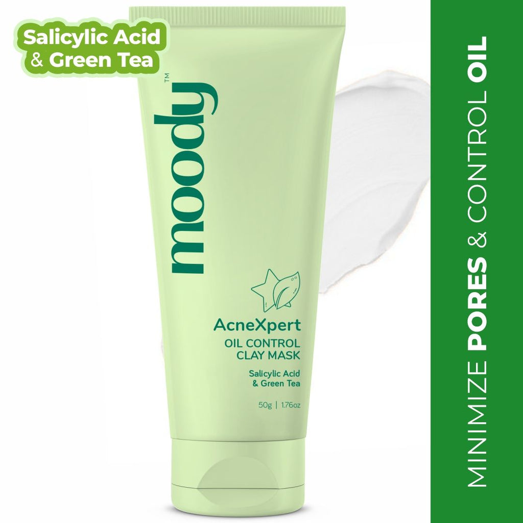 Moody Acnexpert Oil Control Clay Mask With Salicylic Acid & Green Tea