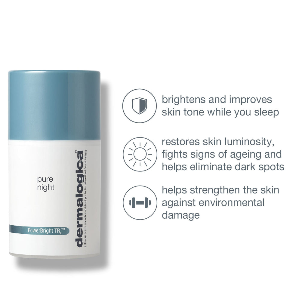 Dermalogica PowerBright TRx Pure Night With Niacinamide & Vitamin C, Raspberry Extracts