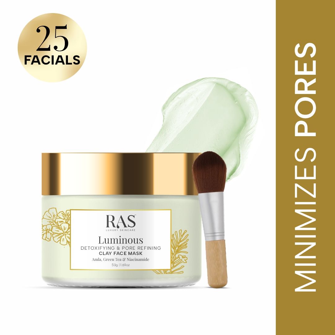 RAS Luxury Oils Luminous Detoxifying & Pore Refining Clay Face Mask