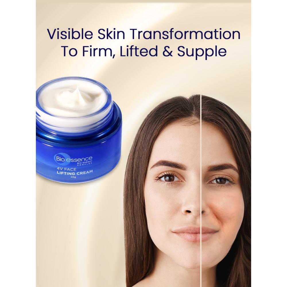Bio-essence Face Lifting Cream, Tightening, Brightening, Double Chin Firming & Face Moisturiser