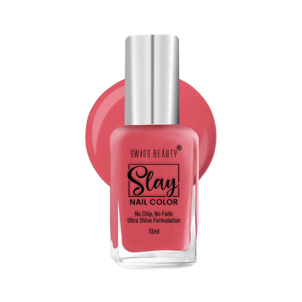 Swiss Beauty Slay Nail Color With Ultra Shine Formulation