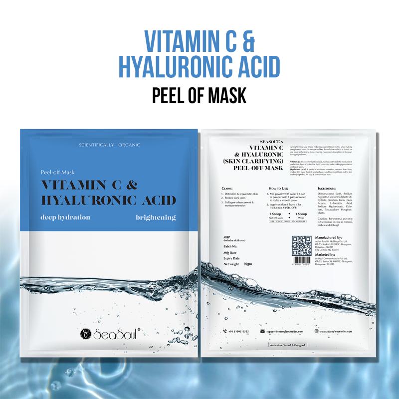 SeaSoul Peel-Off Mask Vitamin C & Hyaluronic Acid