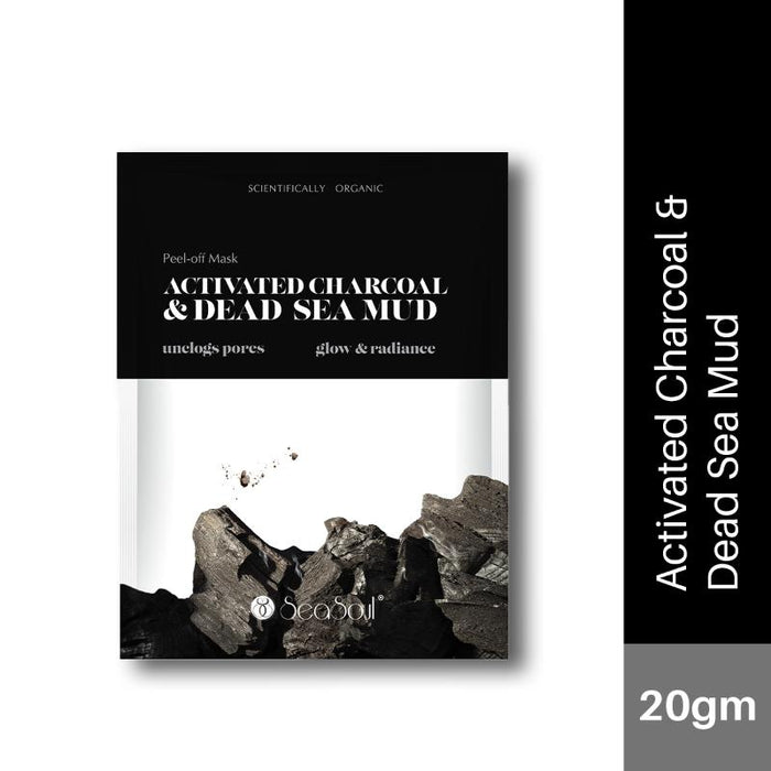 SeaSoul Peel-Off Mask Activated Charcoal & Dead Sea Mud