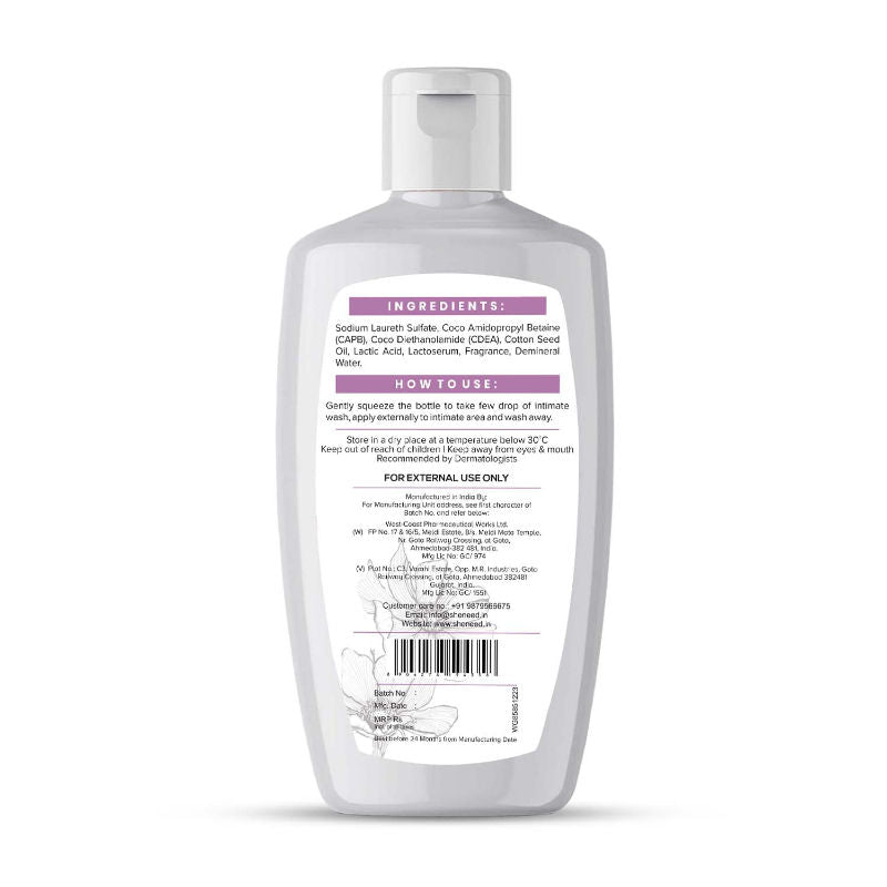SheNeed Anti-itch Feminine Intimate Wash - Reduces Redness, Itchiness & Smoothens