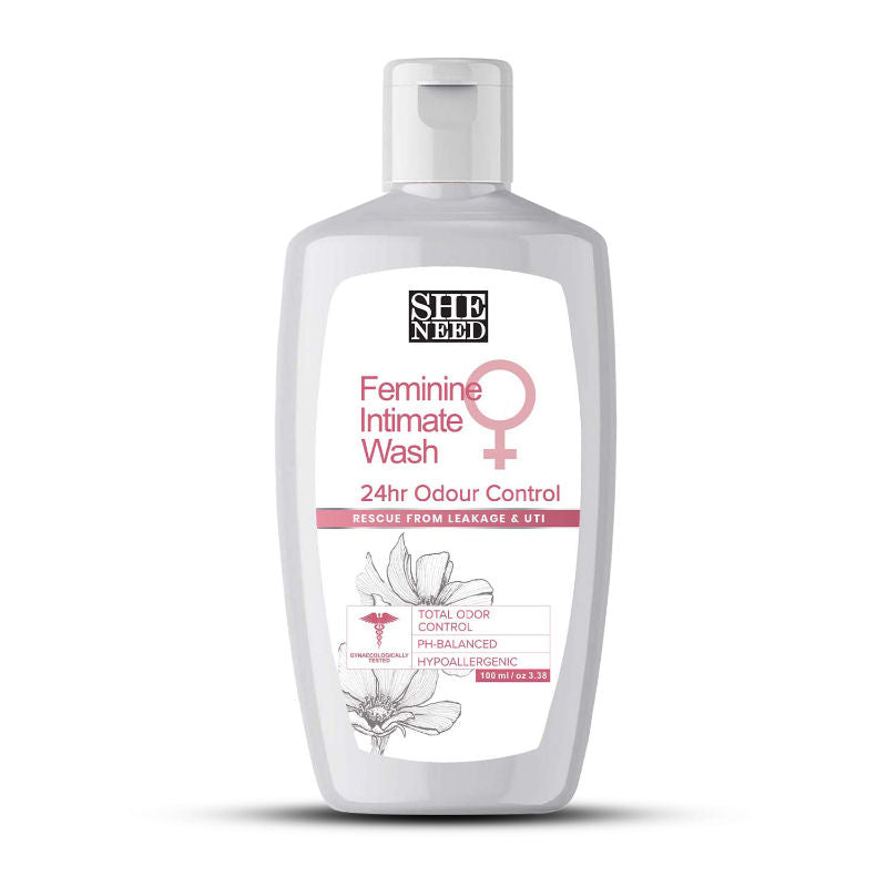 SheNeed 24hr Odor Control Feminine Intimate Wash - Blocks Odour For 24 Hours And Improves