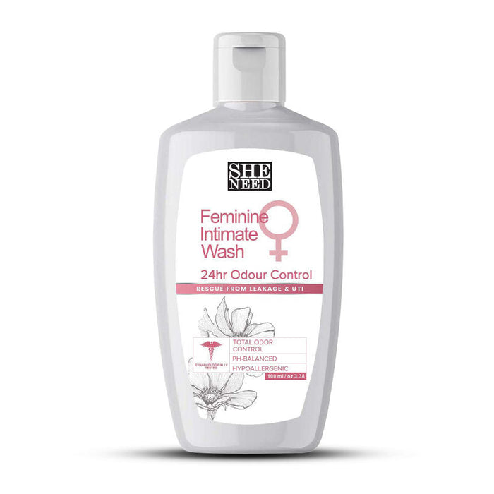 SheNeed 24hr Odor Control Feminine Intimate Wash - Blocks Odour For 24 Hours And Improves