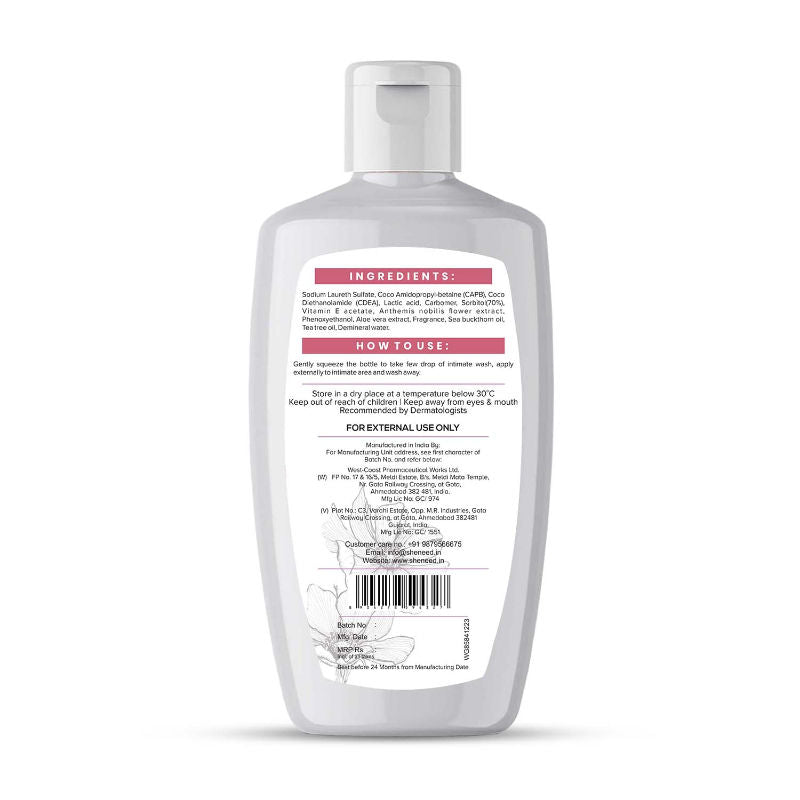 SheNeed 24hr Odor Control Feminine Intimate Wash - Blocks Odour For 24 Hours And Improves