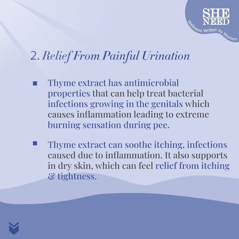 SheNeed UTI Relief Feminine Intimate Wash - Reduces Yeast Infection, Protects Against UTI