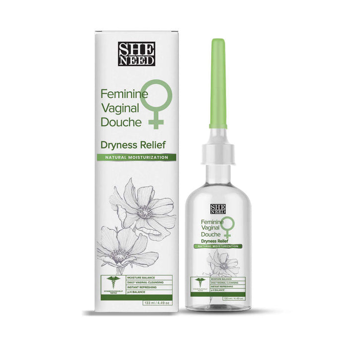 Sheneed Intimate Dryness Relief Douche With PH-3.5, Reduces Flaky Skin & Friction