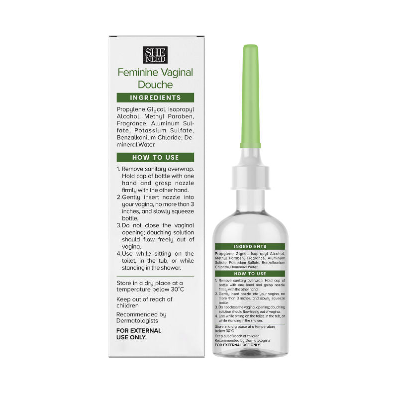 Sheneed Intimate Dryness Relief Douche With PH-3.5, Reduces Flaky Skin & Friction