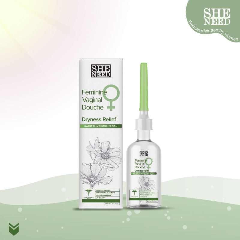 Sheneed Intimate Dryness Relief Douche With PH-3.5, Reduces Flaky Skin & Friction